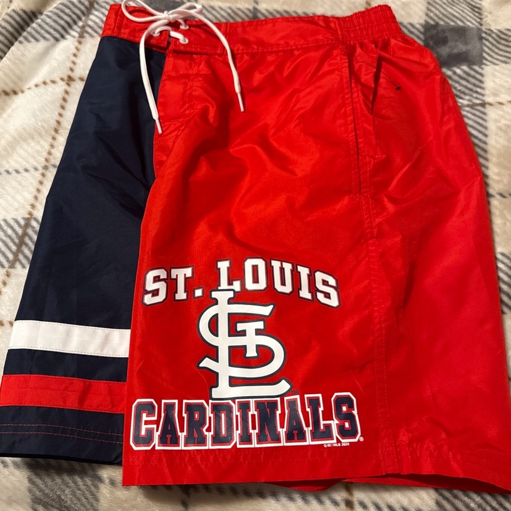 Genuine Merchandise Bright Red Sports Shorts